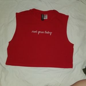 red crop top❤